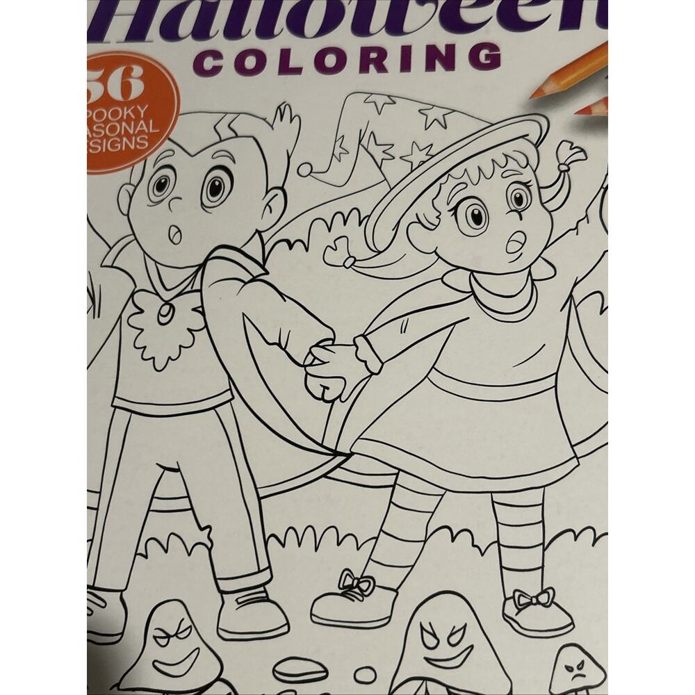 HALLOWEEN COLORING MAGAZINE ISSUE 10 FREE SHIPPING 2025 Spooky Seasonal‎ Designs - Picture 3 of 4